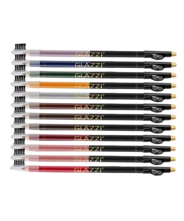 Mikinona 12pcs Lip Liner Eyeliner Waterproof Eyebrow Pencil Eyebrow Liner Plastic Makeup Pen Water Proof