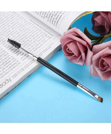Salmue Double-Sided Eyebrow Pin & Brush Set | Eyebrow Comb & Spiral Lash Brush for Precision Grooming - Buy Online on SooperMarket.com
