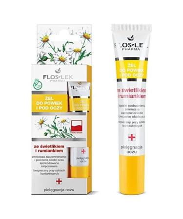 FLOSLEK Cover and Under Eye Gel with Eye Protection and Champagne 15 ml