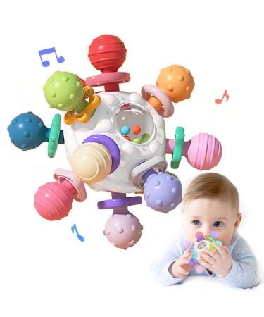 Fixed toys baby from 3 months sensors rattle gripping ball baby toys made of silicone Montessori motoric toys baby gift from 0 6 9 months