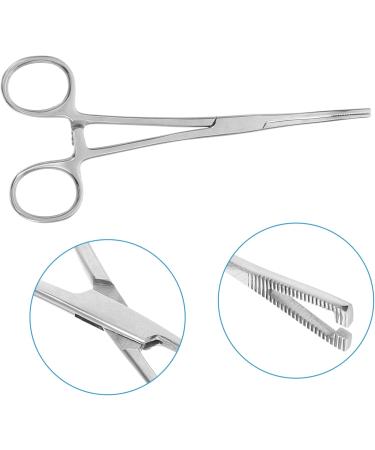 BELLIFFY Reptile Feeding Clip Reptile Tongs Feeding Snake Feeding Tongs Stainless Steel Silver - Buy Online on SooperMarket.com