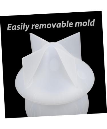 KALLORY 2pcs Mushroom Silicone Mold Resin Crafts Candy Containers Crafts Making Mold Diy Mold With Cover Jar Whitex2pcs 10x10.cmx2pcs - Buy Online on SooperMarket.com