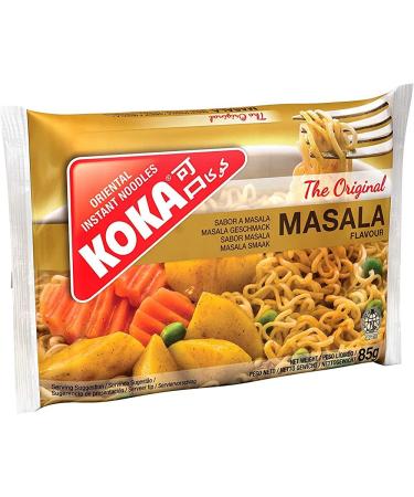 Koka Oriental Style Instant Noodles | Masala Flavour | Snack or Meal Accompaniment | Ready in 2 Minutes | 85g (Pack of 30)