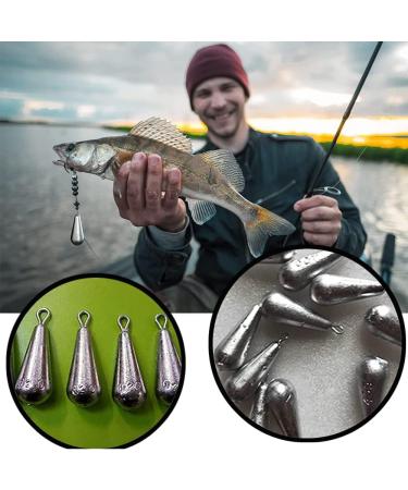 30 PCs Fishing Weights Kit - Multi-Size Shot Weights & Sinker Set for Outdoor Fishing (5g/10g/15g) - International Shipping Available - Buy Online on SooperMarket.com
