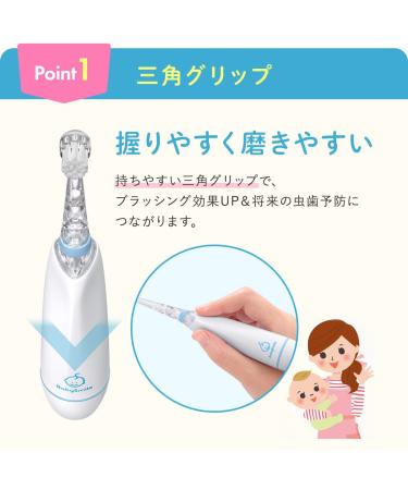BabySmile Kids Sonic Electric Toothbrush with Rainbow LED and Smart Timer | Made in Japan | 2-Stage Baby & Toddler Toothbrush | 2 Ultra Soft Brush Heads (Yellow) - Buy Online on SooperMarket.com