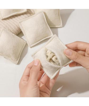 Lint Balls for Dryer Reusable Wool Fabric Softener - Reusable Laundry Square Natural Fabric Softener Household Gadgets Dry Cleaning Kit for Home Laundry Dryer - Buy Online on SooperMarket.com