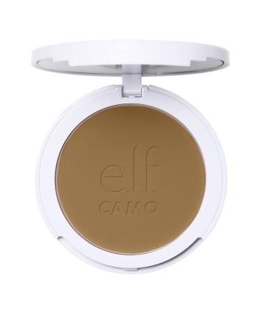 e.l.f. Camo Powder Foundation Lightweight Primer-Infused Buildable & Long-Lasting Medium-to-Full Coverage Foundation Tan 425 N Tan 425 N 8 g (Pack of 1)