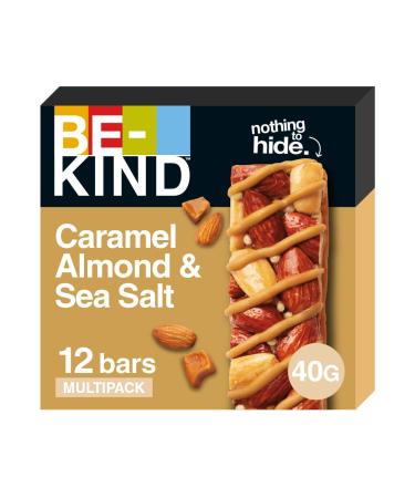 Be-Kind Caramel Almond & Sea Salt Nut Bars pack of 12 (12 x 40 g)