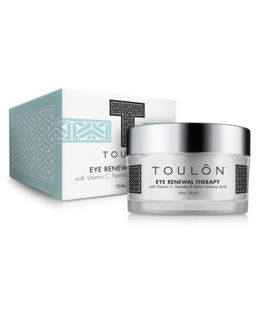 TOULON Eye Cream for Dark Circles, Puffiness & Wrinkles - Vitamin C, Peptides & AHA for Fine Lines. Minimize Crows Feet, Puffy Eyes & Bags - Buy Online on SooperMarket.com