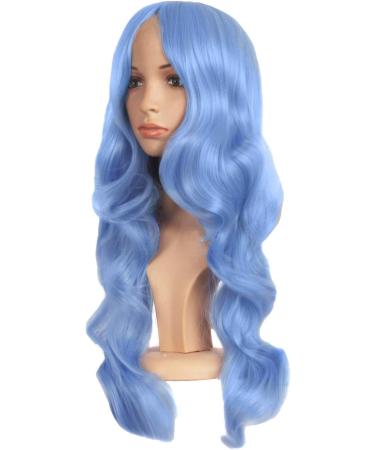 MapofBeauty 24 Charming Periwinkle Purple Anime Cosplay Wig - Buy Online on SooperMarket.com