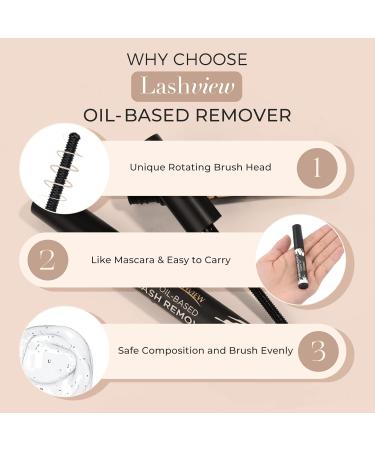 LASHVIEW Eyelash Remover | Gentle Cluster Lash Glue Remover for DIY Extensions | Soothing & Non-Irritating Eye Cleanser 5ML | International Shipping Available - Buy Online on SooperMarket.com