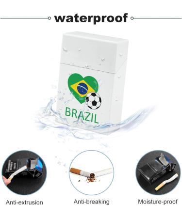 Love Brazil Soccer Cigarette Case Waterproof Cigarette Holder Box Portable Flip Open Cigarette Pack - Buy Online on SooperMarket.com