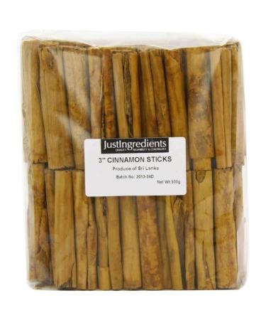 JustIngredients Essentials Cinnamon Sticks/Quills 3 Inch 500 g