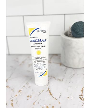 Vanicream Sunscreen Broad Spectrum SPF 50+ 3 Ounce (Pack of 2) - Ultimate Sun Protection Combo - Buy Online on SooperMarket.com