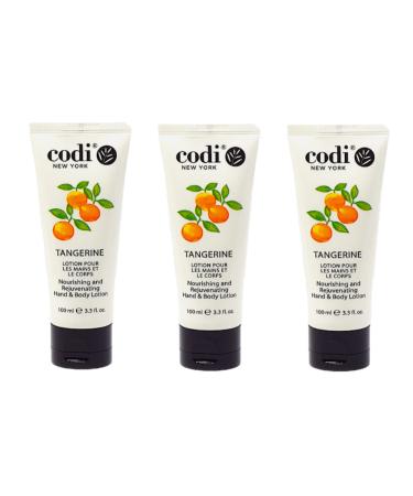 Codi Nourishing and Rejuvenating Hand & Body Lotion 100ml/ 3.3 oz TANGERINE pack of 3 pieces