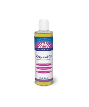Heritage Store Grapeseed Oil 8 fl oz (240 ml)