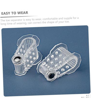 Anneome 4 Pairs Magnetic Splitter Tools for Feet - Pedicure & Yoga Stretcher Dividers for Men & Women - Transparent Valgus Support - Buy Online on SooperMarket.com
