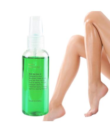 Preliminary and re-growing spray skin care spray to calm down after wax treatment Waxing accessories for bikini zones body legs chest skin care after waxing green 250ml