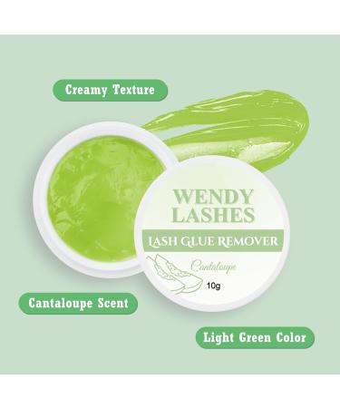 Wendy Lash Remover for Extensions | Mild Non-Irritating Eyelash Glue Remover - Strong Cleaning (Cantaloupe 10g) - International Shipping Available - Buy Online on SooperMarket.com