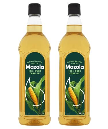 Bundle with 2 Bottles of Mazola Corn Oil 1L