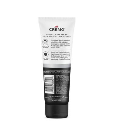 Cremo Detoxifying 2-in-1 Scrub & Mask with Activated Charcoal - 4 oz - Buy Online on SooperMarket.com