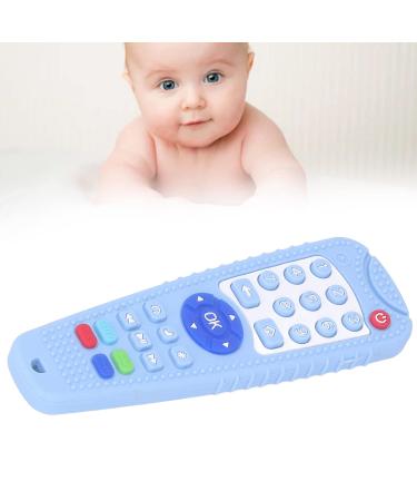 Baby Remote Control Teether Toy - Interactive Teething Toy with Colorful Buttons for Home Use (Blue) - Buy Online on SooperMarket.com