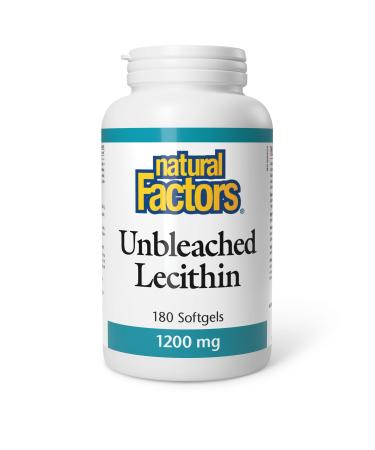 Lecithin 1200mg-Unbleached (180Capsules) Brand: Natural Factors