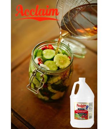 Acclaim All Natural Distilled White Vinegar 128oz (1 Gallon) - 5% Acidity - Buy Online on SooperMarket.com