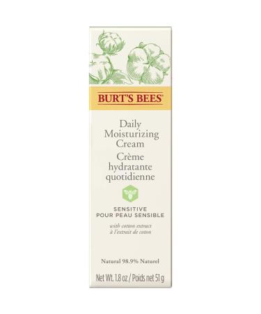 Burt's Bees Sensitive Daily Moisturizing Cream 1.8 oz (Pack of 2) 1.79 Ounce (Pack of 2)