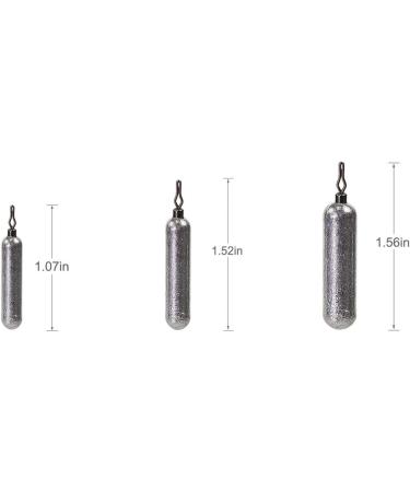 Hand-Poured Croch Drop Shot Weights in Size 1/8, 1/4, and 3/8 (20 Pack) - 1/4oz - Buy Online on SooperMarket.com