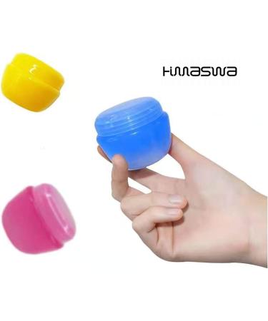 HINNASWA Travel Containers Set for Toiletries & Cosmetics - Pink/Green/Blue/White/Yellow/Purple - Buy Online on SooperMarket.com