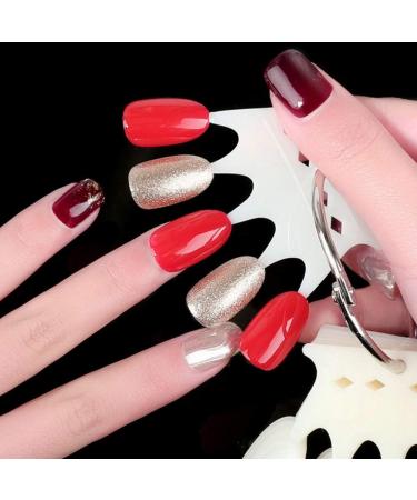 Plastic Nail Art Accessories - 2 Kinds Nail Color Card for Professional Nail Salon | Practice Skills in Natural Colors - Buy Online on SooperMarket.com