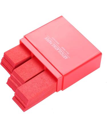 Buy 300 Soft Dental Anticultivation Papers - Orthodontic Care Strips | Red-Blue Bisper Dental Stripes for Tooth Care - Buy Online on SooperMarket.com