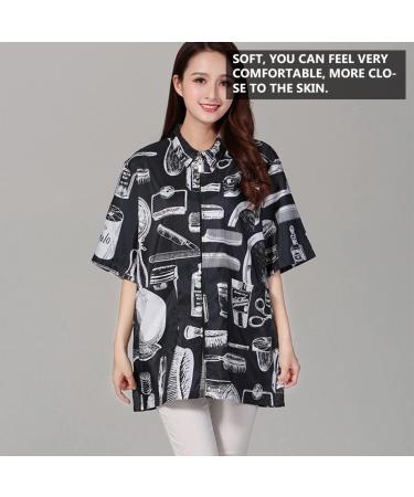 PLAFOPE Womens Jacket Fiber Vintage Aprons for Women Ladies Barber Jacket Barber Coat 84x60cm - Buy Online on SooperMarket.com