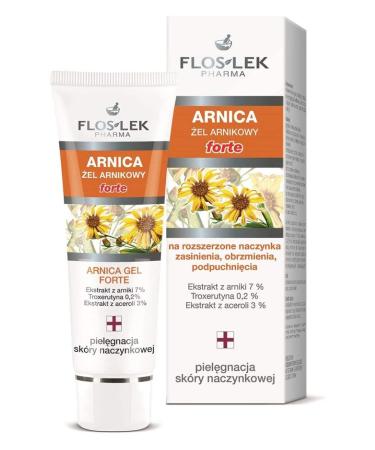 Floslek Arnica Eye Gel Forte Vascular Skin Seals Blood Vessels 50ml