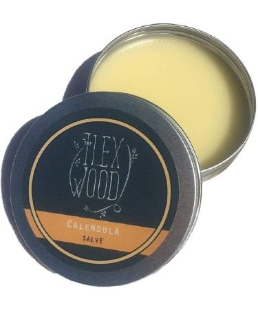 Calendula Salve - all natural balm soothes rashes itching dry skin eczema chapped hands palm oil free cruelty free plastic free moisturising handcrafted in the UK - 100ml