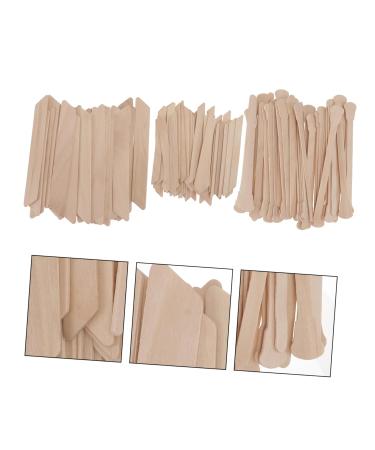 FOMIYES 300 PCS Wooden Wax Strips & Applicator - Effective Hair Removal Tool for Face & Skin - Buy Online on SooperMarket.com