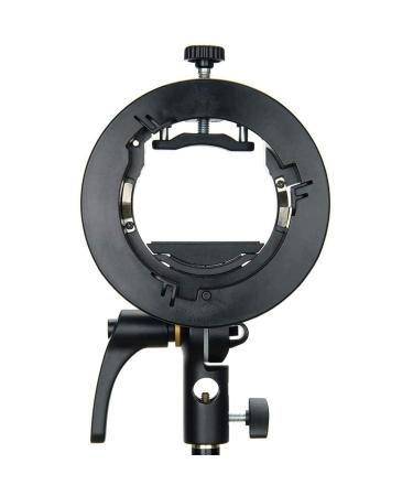 Godox S2 Speedlite Bracket for Godox AD200Pro, AD200, AD400Pro, for V1 Round Head Speedlite, V860II / TT685 / TT350 Series, S-Type Bracket Updated Version Bowens Mount Holder
