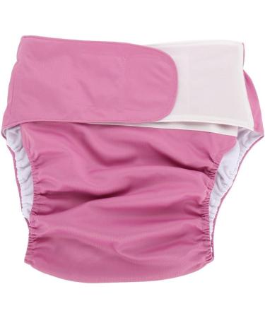 Adjustable Adult Cloth Diapers Pants | Washable & Reusable | Leak-Free Incontinence Care Underwear for Elderly | Pink - Buy Online on SooperMarket.com