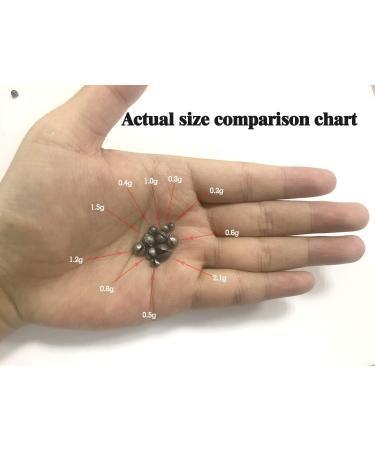 FREE FISHER 500Pcs Removable Split-Shot Lead Sinking Fishing Sinkers 0.4g - Buy Online on SooperMarket.com