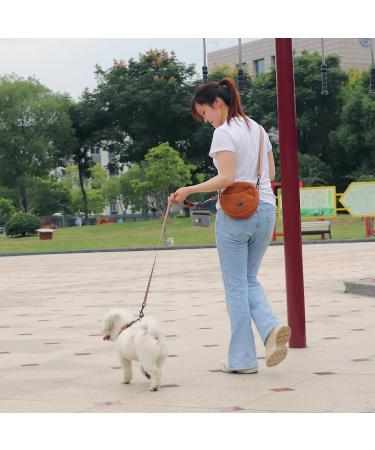 COOWONE Dog Treat Bag | Soft Cord Training Bag with Feces Dispenser - Perfect for Walks & Training | International Shipping - Buy Online on SooperMarket.com
