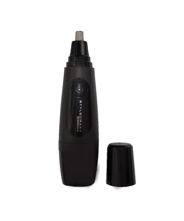 Stylecraft Schnozzle Cordless Nose and Ear Trimmer Water Resistant Portable LED Light Matte Black