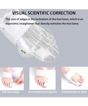 Orthopedic Toe Bunion Corrector Set Adjustable Day/Night Support for Pain Relief and Toe Alignment - Buy Online on SooperMarket.com