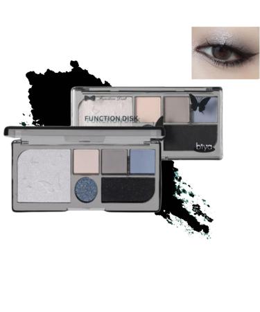Smoky Eye Shadow Palette Matte Pearlescent Eyeshadow Black Series Eye Shadow Palette Makeup Long Lasting Waterproof Eyeshadow Palette Cool Daily Make Up Pallets
