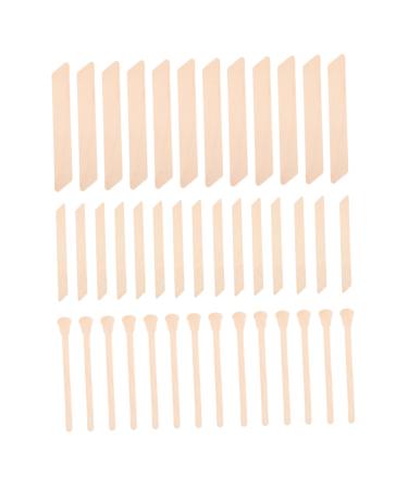 Angoily 150pcs Wax Stick for Hair Removal Spatula Bagged Applicator Tool Pomade Miss Wax Stick Wood