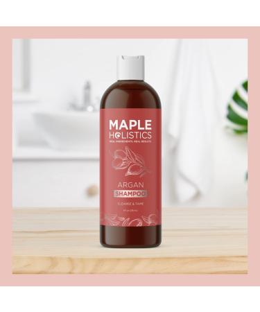 Argan Oil Volumizing Shampoo for Dry & Damaged Hair - Sulfate-Free Formula with Ultra Moisturizing Natural Oils - 8 Fl Oz - Buy Online on SooperMarket.com
