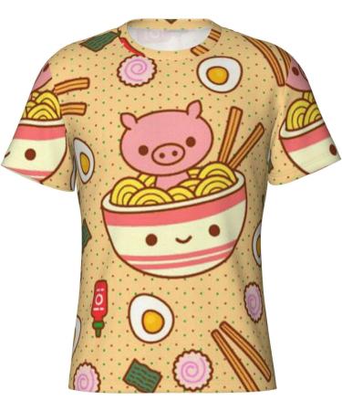 Delicious Sweet Ramen Men's T Shirt - Fashionable Graphic Tee Lightweight and Breathable Casual Summer Shirt Comfortable T-Shirt Short Sleeve Tee Crew Neck Shirt Delicious Sweet Ramen XXL - Buy Online on SooperMarket.com