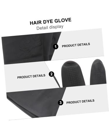 PLAFOPE 3 Pairs Hair Dye Glove Barber Gloves Hair Shampoo Gloves Hair Salon Gloves - Buy Online on SooperMarket.com