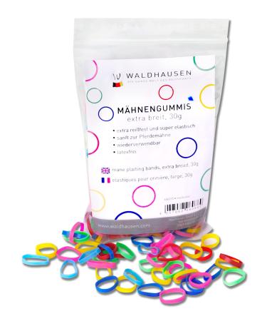 WALDHAUSEN mane elastics extra wide multicolor