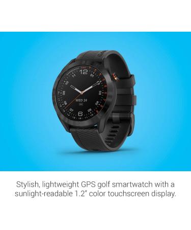 Garmin Approach S40 - Stylish GPS Golf Smartwatch with Lightweight Design and Touchscreen Display in Black - Buy Online on SooperMarket.com